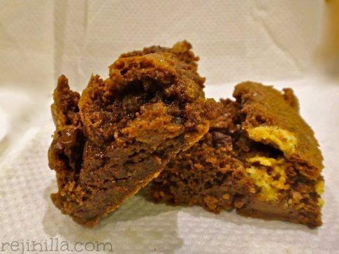 triple chocolate brownie