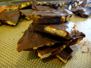 pretzel toffee