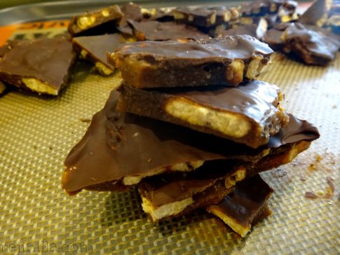 pretzel toffee
