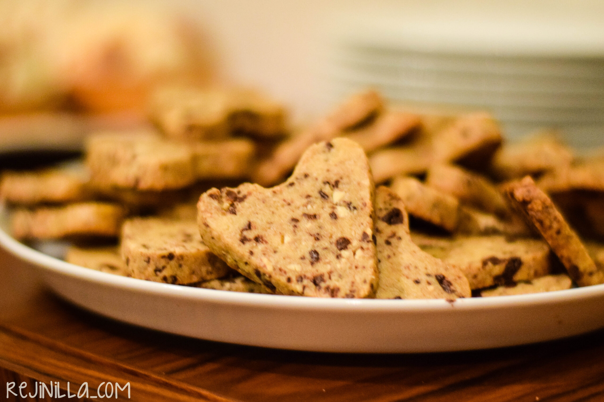 galletas de chispas de chocolate para rebanar