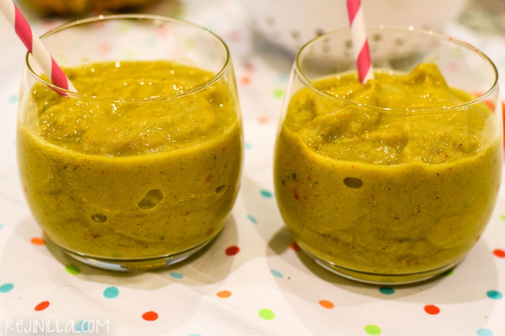 kale piña fresa smoothie-7