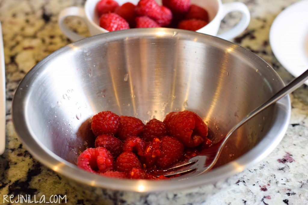 Panqué con glaseado frambuesa-7