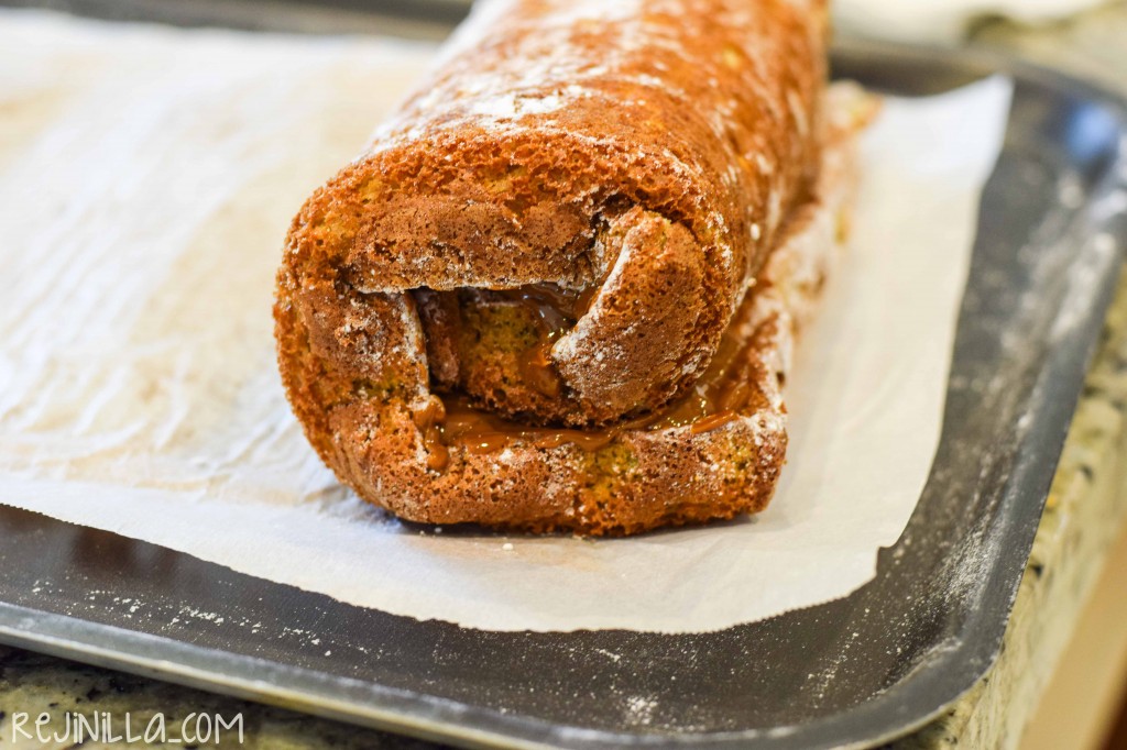 rollo platano dulce de leche-7