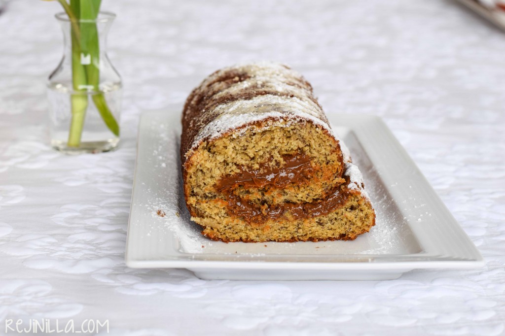 rollo platano dulce de leche-9