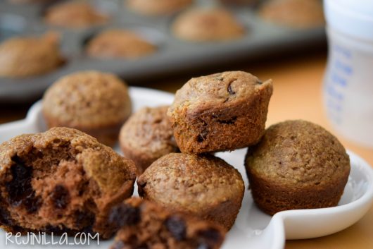 lentil banana muffins-9