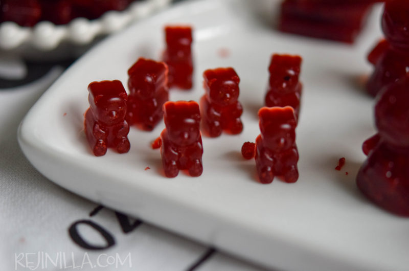 Gomitas de jamaica y chamoy